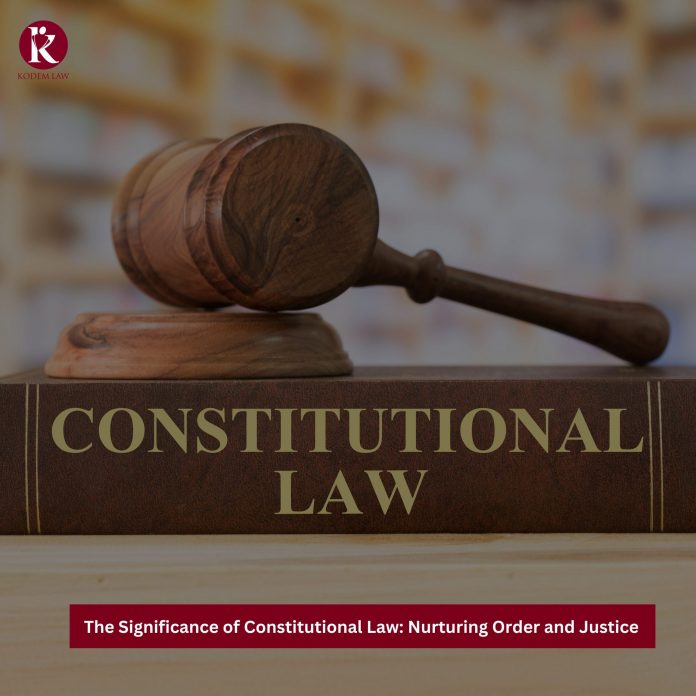 The Role of Constitutional Law in Promoting Good Governance